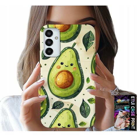 Custodia per Samsung Galaxy M23 - simpatica custodia con avocado sorridente (1/5)