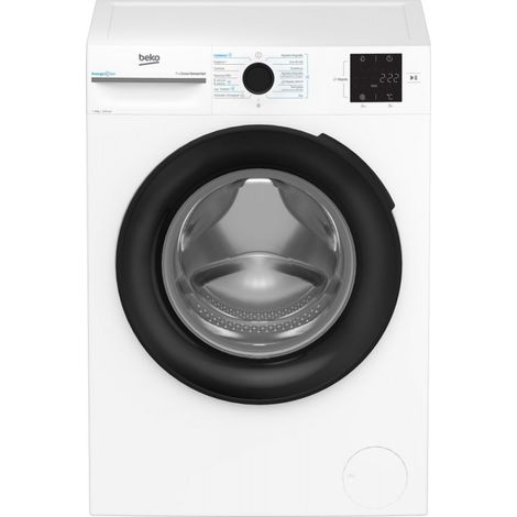 Lavadora Beko BM3WFT3821WB de 8Kg Clase A y 1200Rpm Blanco, Mo