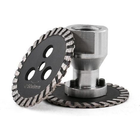 Trennscheiben – Diamanttrennscheiben – Für Beton und Granit – Schnelles und sauberes Schneiden – Nassschnitt – Grau – 50 x 2 mm (1/5)