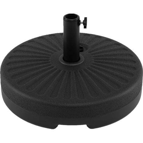 COSTWAY Base per Ombrellone Rotonda da 51 cm,con Acqua e Sabbia con 2 Giunti,Diametro 38-48 mm (1/5)