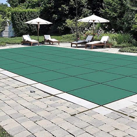 Couverture de piscine enterrée d'extérieur — Structure poreuse, drainage efficace, protection fiable et sécurité garantie (5.4810.36 m) (1/5)