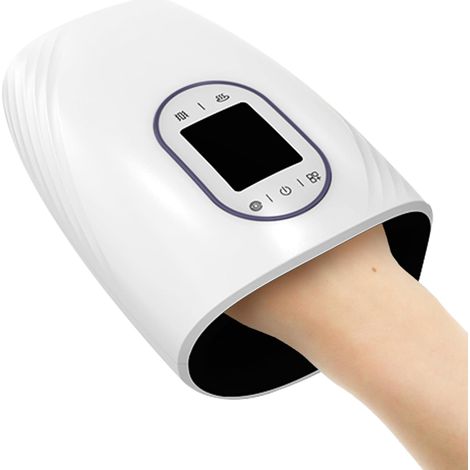 Masajeador de manos Draadloze, masajeador de manos eléctrico con calentamiento y compresión, masajeador Draagbare para artritis y alivio del túnel carpiano (1/5)
