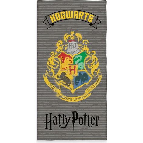 HARRY POTTER SERVIETTE VELOURS HOGWARTS 75 X 150 CM HERDING 6174408516523