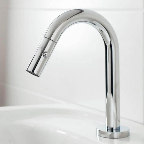 Robinet Lave Main Design Eau Froide - Chromé - Up (1/2)