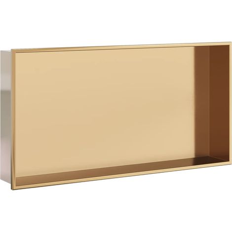 Maison Exclusive - Hornacina ducha acero inoxidable dorado cepill