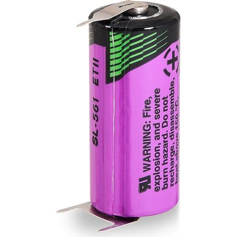 Tadiran - Pile lithium blister SL-561/PT 2/3AA 3.6V 1Ah 3PFR (1/3)