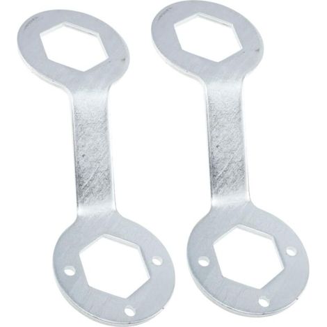 2-teiliges Kupplungsschlüssel-Set, Spezialwerkzeug, praktisches Werkzeug, Multifunktionswerkzeug, farblich gekennzeichnetes Mehrzweckwerkzeug, Waschmaschine oder (1/4)