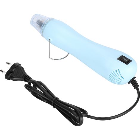 Pistolet à air chaud bleu pour feuilles thermorétractables à double vitesse, outil de pose rapide, prise UE 220 V (1/5)