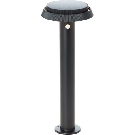 Lámpara exterior - BRILLIANT - ALVERO - LED y solar - Detector de movimiento - Metal y plástico - 4 W - Negro (1/3)