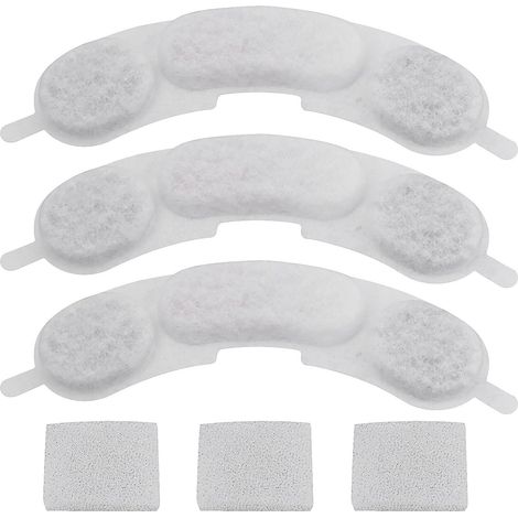 3 Filtres Et éponges de Rechange pour Fontaine à Eau pour Animaux Compagnie Compatible avec Samrtoo 7 L/236 Oz/1,8 G en Acier Inoxydable (1/5)