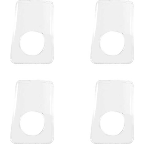 Lot de 4 Crystal Clear Hard cache boîtier pour IPod Classic 120GB 160GB 80GB Fin Version protection (1/5)