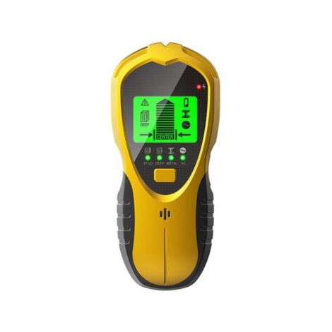 Détecteur de Mur 4 en1 Detecteur de Metaux Mural Avec Écran LCD Détecteur de Montants,Détecteur Avec Batterie 9V Pour Détection Métaux,Fils Électrique,Studs en Bois dans Murs,Sols et Plafonds (1/5)