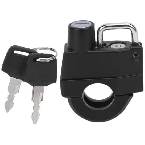 DEESSE SHOP-CFTGIW Verrouillage du Casque de Moto avec Petit Métal à 2 Touches Portable Portable pour 22 Mm Casque de Moto à Guidon de 22 Mm de Verrouillage LockMotorcycle - de la volonté (1/5)