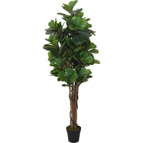 Ficus lyrata artificiel 180 feuilles 150 cm vert