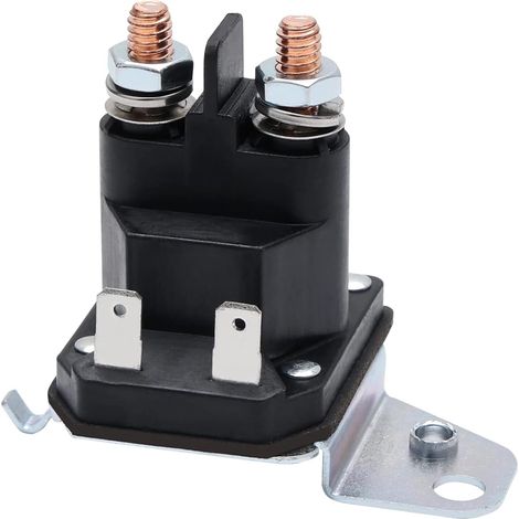 Praktisches 4-poliges 12V 100A Ersatz-Magnetrelais mit Anlassermagnet für Rasenmäher und Traktoren (1/5)
