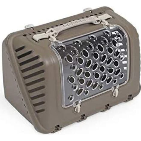 Petite Cage De Transport Pour Chien Et Chat Avec Bandoulière 44,5x26,5x28cm