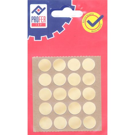BOUCHON ADHÉSIF PIN BL 20 PCS - 13 MM