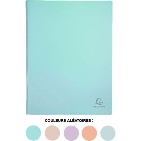 Protège-documents - EXACOMPTA - Aquarel PP - 80 vues - A4 - Couleurs assorties (1/5)