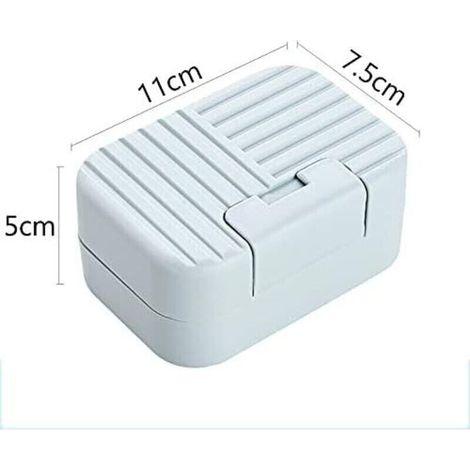3 Boîtes à Savon de Voyage en PP Écologique – Séchage Rapide, Lot de 3 Récipients Pratiques pour Salle de Bain et Déplacement (1/3)