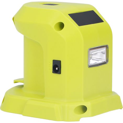 Adaptateur secteur à double port USB pour batteries lithium-ion avec voyants LED 18 V/14,4 V (1/5)