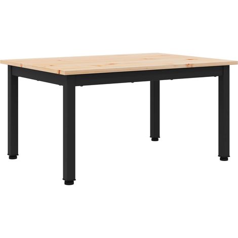 Maison Exclusive - Couchtisch Natur 70 x 50 x 36 cm Massives Kief