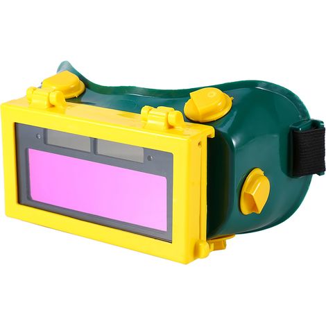 Casque de soudage à assombrissement automatique solaire, lunettes de protection pour le soudage (1/5)