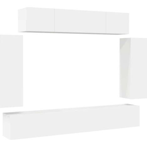 Maison Exclusive - Set de muebles de salón TV 6 piezas madera de (1/5)