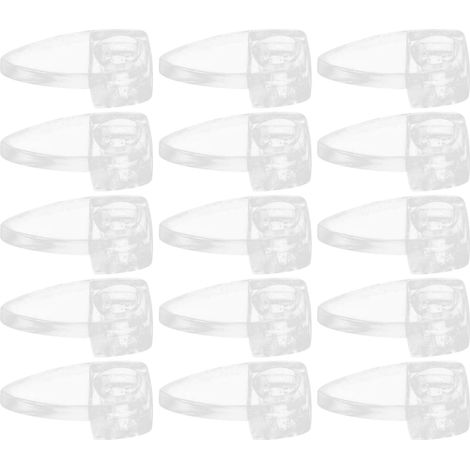 100 Clips de Fixation Pince de Miroir pour Miroir en Plastique Transparent Simple à Installer, Maintien Fiable Pack de 100 Pièces pour Montage Sécurisé pour Verre D'armoire (1/5)