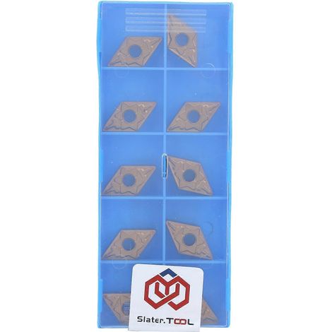 10 Stück CNC-Drehmesser-Wendeschneidplatten aus Vollhartmetall DNMG150408‑TM LF9018