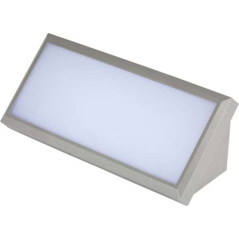 PLAFONIERA DA MURO ANGOLARE 12W 4000K INeOUT IP65 GRIGIO - 218234 (1/6)