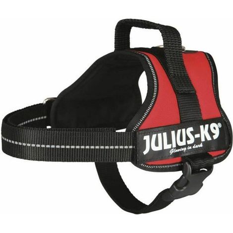 Trixie Power Julius-K9 Verstellbares Rotes Geschirr für Hunde