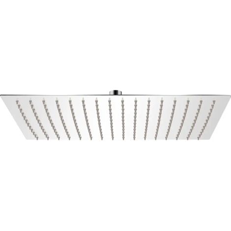 Tête de douche plongeante rectangulaire acier inoxydable (1/5)