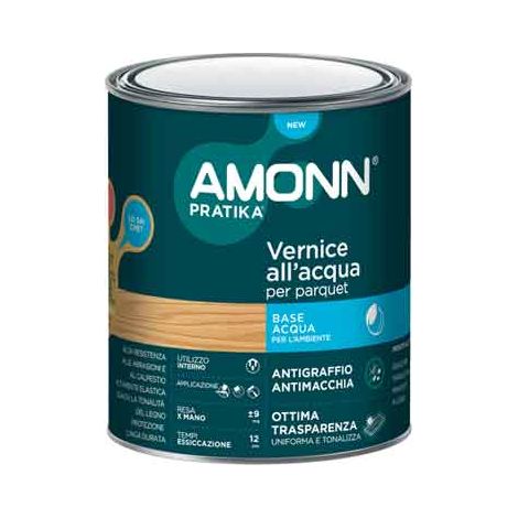 VERNICE ALL'ACQUA PER PARQUET AMONN 0,75 lt - Satinato