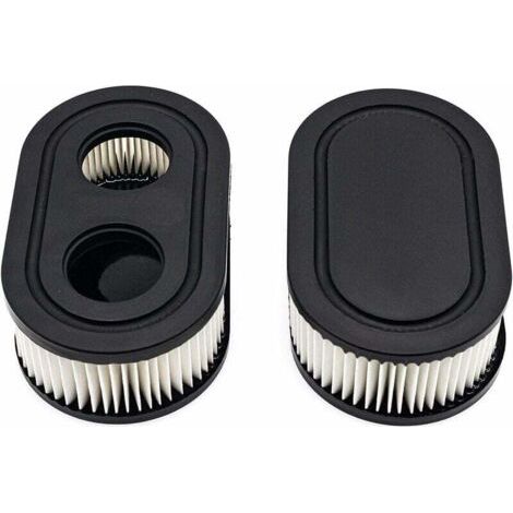 BUNTHAUS 2-teiliger Rasenmäherfilter, Briggs Stratton-Ersatz, Rasenmäher-Luftfilter, Motorluftfilter, Motormäher ersetzt 798452 593260 5432K, Rasenmäher-Zubehör (1/5)