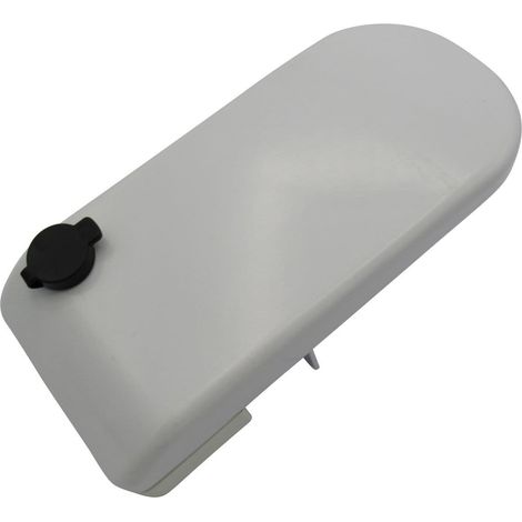 White Motorhome Magnum Door Frame Lock - Entrance Security Plate