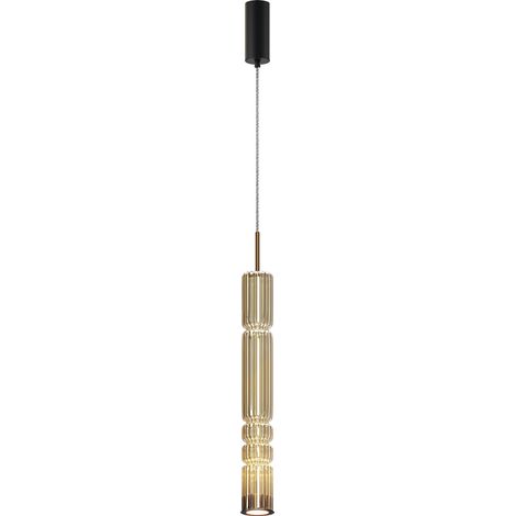 Lampada a sospensione Maytoni Ordo ottone/nero LED 12W (1/2)