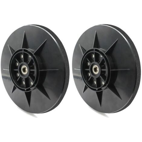 Lot de 2 Patin de ponçage auto-agrippant compatible avec Einhell TC-DW 225 TE-DW pour disques de ponçage de 225 mm pour ponceuse à cloison sèche