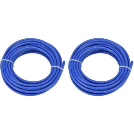 Stück 4,0 mm Rundtrimmerfaden für Freischneider, 5 m, blau - KZQ