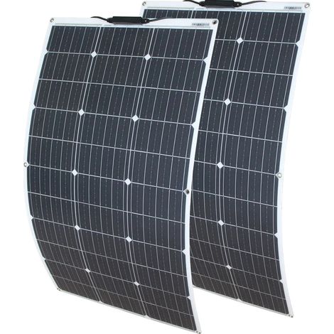 Panneau Solaire Flexible, 100W de Puissance, Technologie Monocristalline (1/2)