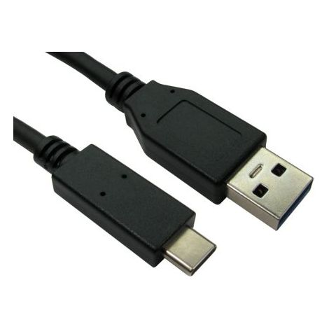 Adaptateur USB RS PRO, USB A vers USB C, Noir, 500mm ( Prix pour 1 )