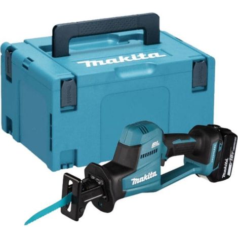 Makita – Scie sabre récipro 18V LXT – Moteur Brushless – Vitesse variable jusqu'à 3100 coups/min – Pour bois, métal, plastique – Coffret MAKPAC – DJR189ZJ
