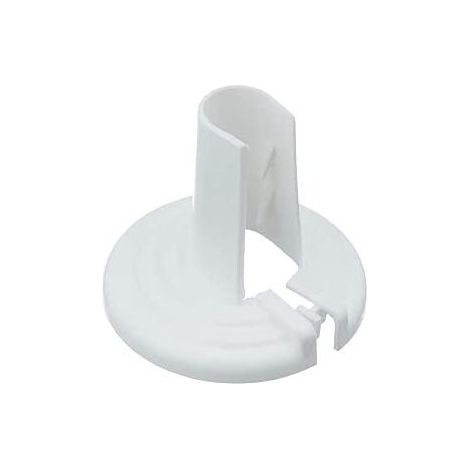 IDROBLOCK Rosetta Copritubo Aperta Pvc Bianco