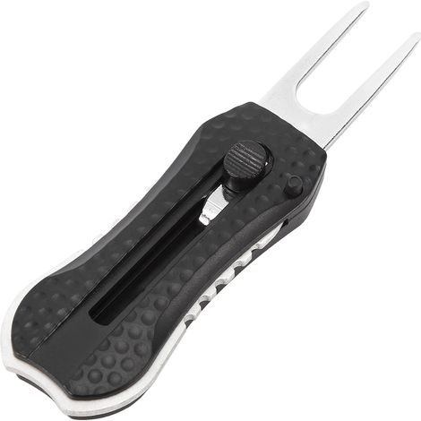 Marqueur de balle de golf portable en acier inoxydable avec outil de réparation de pitch (1/5)