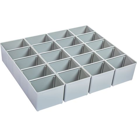 BS Systems  4x Insetbox  I3 gris  - 6000012258