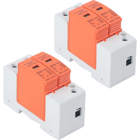 Lot de 2 parafoudres SPD, disjoncteurs domestiques 2P 420V RMU1-C40 (1/5)