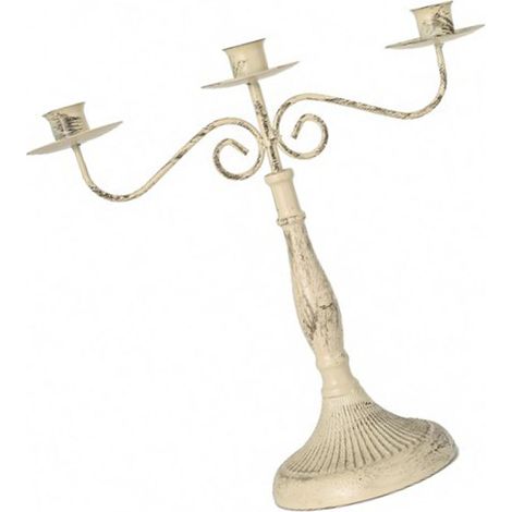 Support de bougie en fer vintage romantique, décoration de table pour dîner aux chandelles, accessoire de réunion familiale et rendez-vous amoureux, lot de 1 (1/5)