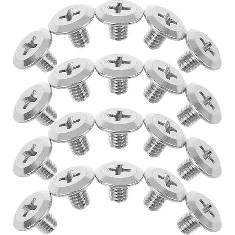 Vis de Rechange pour Tondeuse à Cheveux Argenté en Fer, Lot de 20pcs, Vis de Réglage pour Salon et Voyage, Évite le Desserrage des Lames (1/5)
