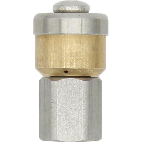 1/8” 1/4" 3/8" buse nettoyage canalisation haute pression 250bar femelle - nettoyeur pour toilette/égouts/Tuyau (1/8") (1/5)