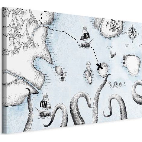 Image - Carte au trésor (1 pièce) large (1/5)