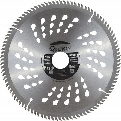 Geko 5901477184260 TCT-Sägeblatt 210 mm Silber